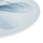 Pretty Blue Flower Snijplank (Hoek)