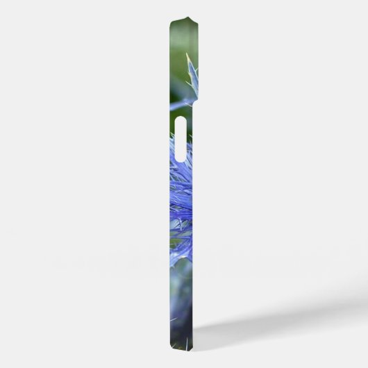 Pretty Blue Sea Holly Thistle Monogram Case-Mate iPhone Case (Achterkant / Rechts)