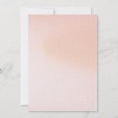 Pretty Boho Heks Ombre Halloween Feest Kaart (Achterkant)