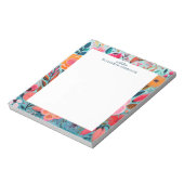 Pretty Botanical Girly Floral Notitieblok (Linkerzijde)