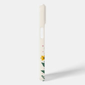 Pretty Bottom Border Flowers Case-Mate iPhone Case (Achterkant / Rechts)