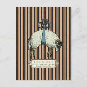 Pretty Bow Sheep™ Collectie - Briefkaart