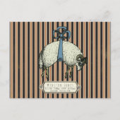 Pretty Bow Sheep™ Collectie - Briefkaart (Voorkant)