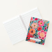 Pretty Brightn Botanical Stylish Floral Journal Notitieboek (Binnen)