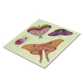 Pretty Butterflies Ceramic Tile Tegeltje (Zijkant)