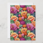 Pretty Cactus Heart 30th Birthday Kaart (Achterkant)