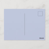 Pretty Chic Lavendel Bloem Strepen Briefkaart (Achterkant)