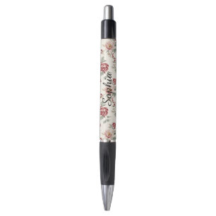Pretty Chic Rode Crème Bloem Pen