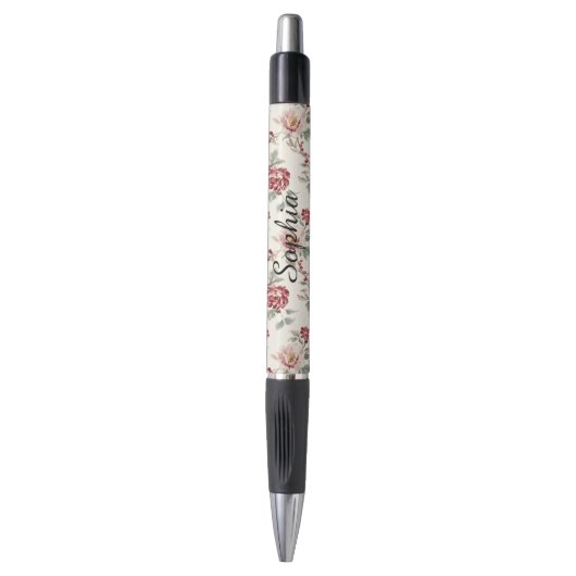 Pretty Chic Rode Crème Bloem Pen (Voorkant Verticaal)