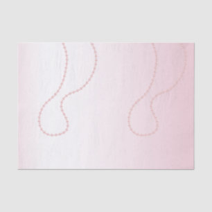 Pretty Chic Roze Parels Bruidsmeisjesfeest Tissuepapier