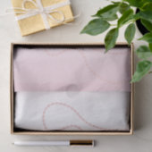 Pretty Chic Roze Parels Bruidsmeisjesfeest Tissuepapier (Geschenk)