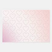 Pretty Chic Roze Parels Bruiloftsfeest Inpakpapier Vel (Voorkant 2)