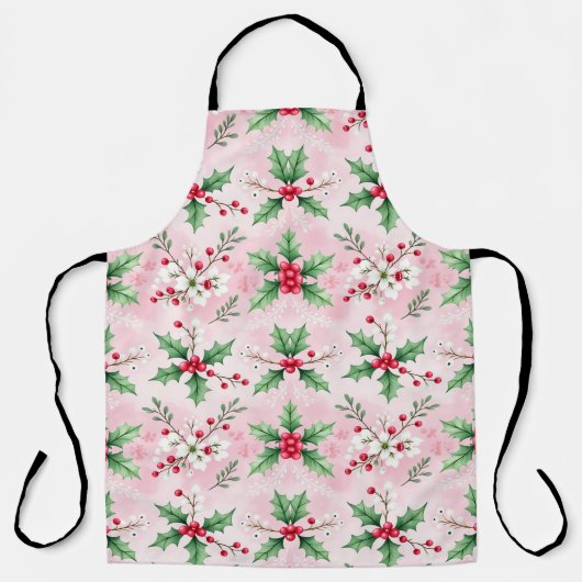 Pretty Christmas Apron Schort (Voorkant)