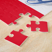 pretty colored happy birthday puzzle legpuzzel (Zijkant)