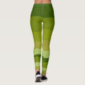 Pretty Coole Kleurrijke Groene Woestijn Leggings (Achterkant)
