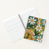 Pretty cute floral back to school children  notitieboek (Binnen)