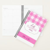 Pretty Cute Pink Feminine Girly  Planner (Display)