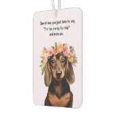 Pretty Dachshund Luchtverfrisser (Links)
