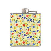 Pretty Dainty Cute Floral on Pastel Yellow Heupfles (Achterkant)