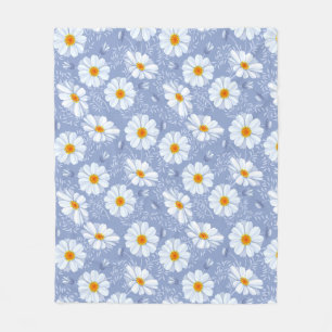 Pretty Daisy Custom Fleece Deken, Medium Deken