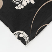 Pretty Damask naadloos patroon Fleece Deken (Hoek)