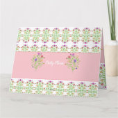 Pretty Delicate Gebloemd Kaart (Achterkant)