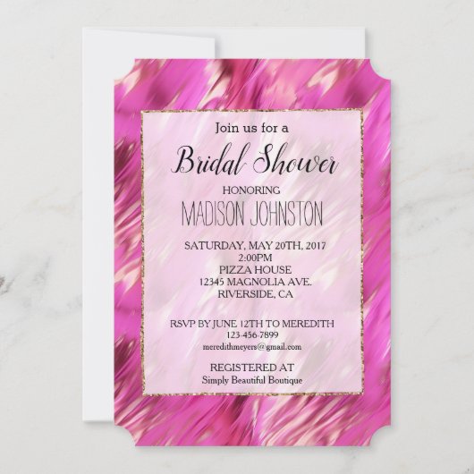 Pretty Dream Roze Kaart (Voorkant)