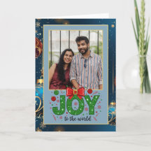 Pretty Dusty Blue Christmas Photo