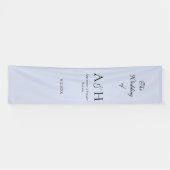 Pretty Fabric Wedding Welcome Banner - Lavender (Horizontaal)