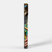 Pretty  Fairy and Dragon Themed Girl's   iPhone Hoesje (Rechterkant)