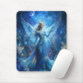 Pretty Fairy in Blue  Muismat (Met muis)