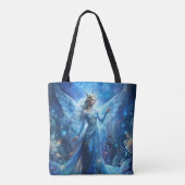 Pretty Fairy in Blue Tote Bag (Achterkant)