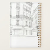 Pretty Fashion Woman Walking Planner (Achterkant)