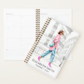 Pretty Fashion Woman Walking Planner (Display)