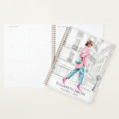 Pretty Fashion Woman Walking Planner (Display)