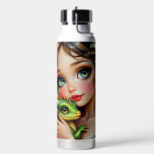 Pretty Fee- en Draak Thema Meisjes Waterfles (Links)