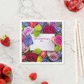Pretty Floral Framed Roses Text Box Custom Servet (Insitu)
