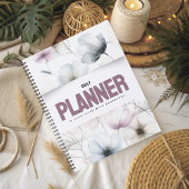 Pretty Floral Watercolor Blooms Planner