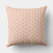 Pretty Flower Dots Patroon Roze Kussen (Achterkant)