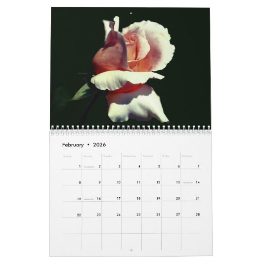 Pretty Flowers  Kalender (Feb 2026)