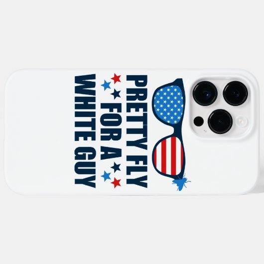 Pretty Fly For A White Guy Case-Mate iPhone Case (Achterkant (horizontaal))
