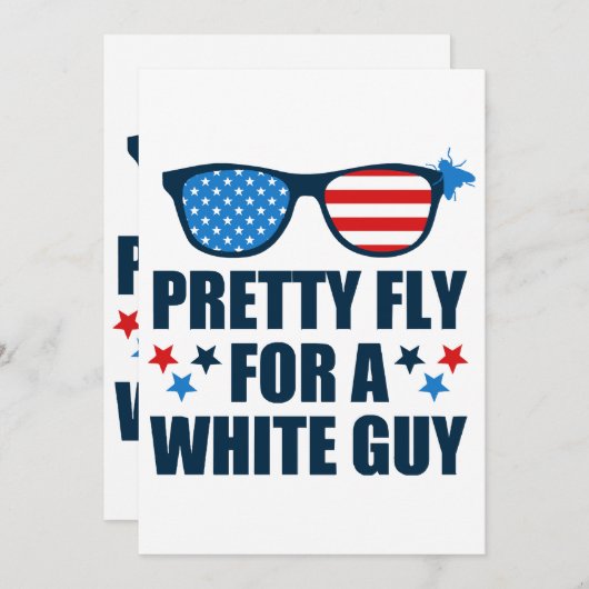 Pretty Fly For A White Guy Kaart (Voorkant / Achterkant)
