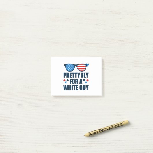 Pretty Fly For A White Guy Post-it® Notes (Op bureau)