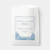 Pretty Forget-me-nots Funeral Seed Packet Bedankzakje (Voorkant)