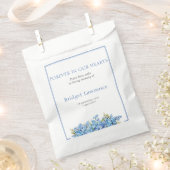 Pretty Forget-me-nots Funeral Seed Packet Bedankzakje (Geknipt)