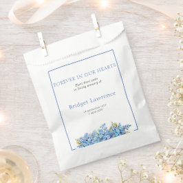 Pretty Forget-me-nots Funeral Seed Packet Bedankzakje