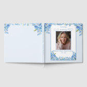 Pretty Forget-me-nots In Loving Memory Guest Book Gastenboek (Volledig)