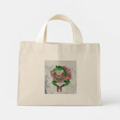 Pretty frog mini tote bag (Achterkant)