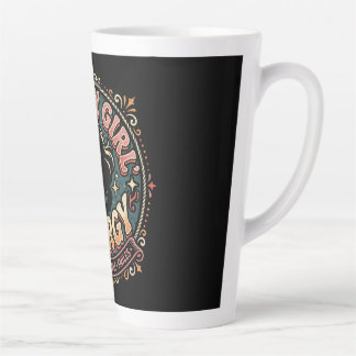 Pretty Girl Energie Vintage Esthetiek Latte Mok