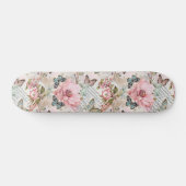 Pretty Girly Vintage Decoupage Inspired Skateboard (Horizontaal)